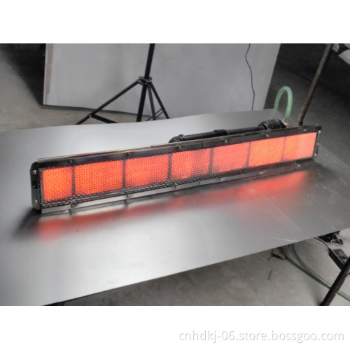 Energy saving gas fired infrared radiation heating burner